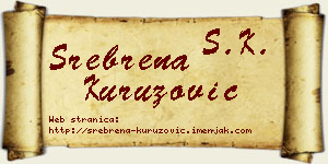 Srebrena Kuruzović vizit kartica